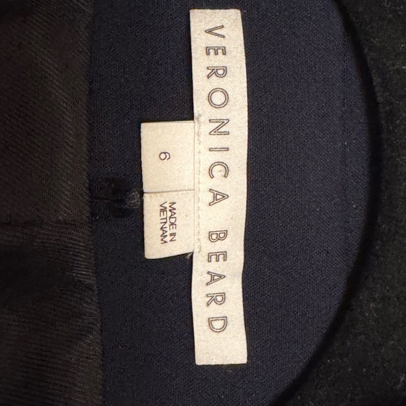 Veronica Beard Navy Blazer with Gold Buttons - Picture 3 of 4